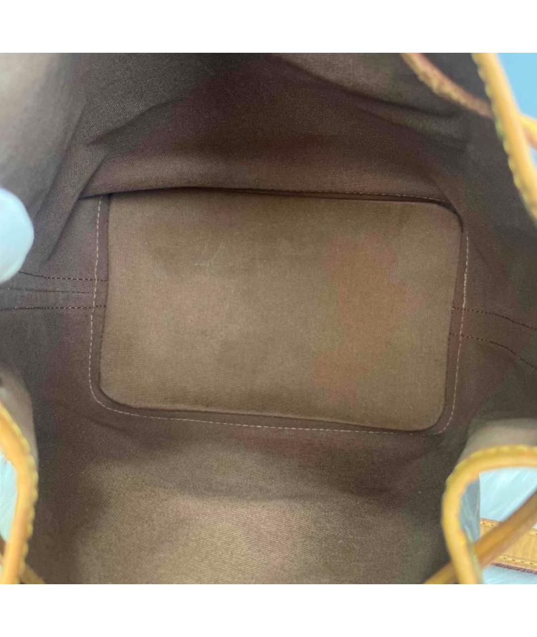 LOUIS VUITTON Коричневая сумка через плечо из искусственной кожи, фото 4