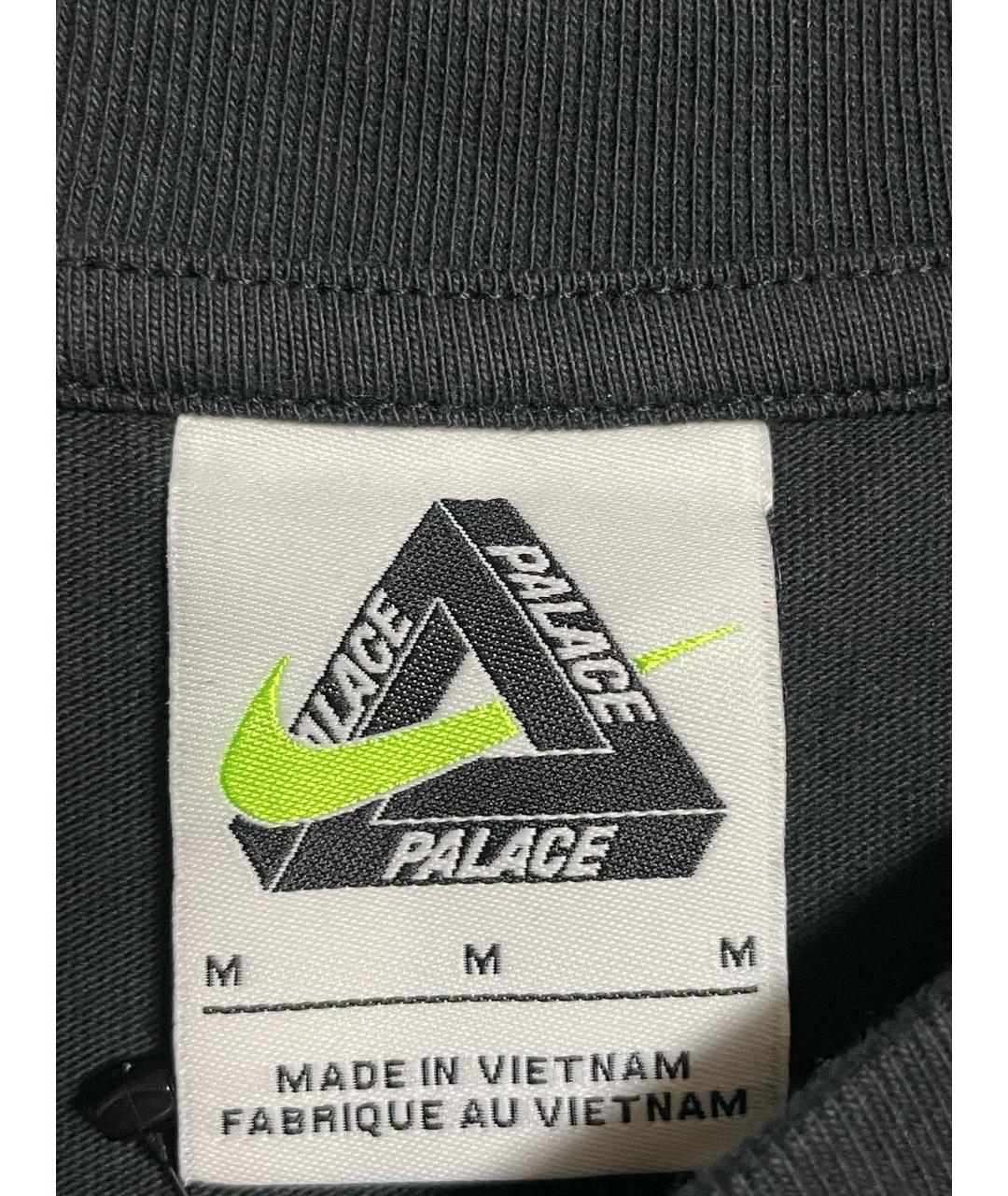 NIKE Черная хлопковая футболка, фото 4