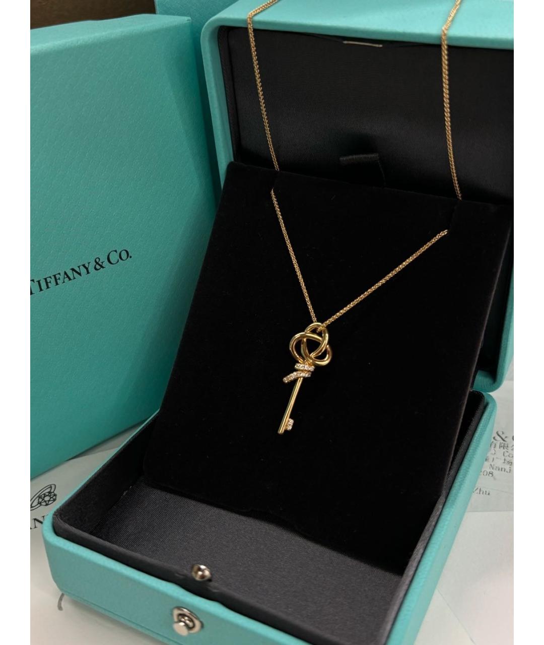 TIFFANY&CO Золотая подвеска из розового золота, фото 2