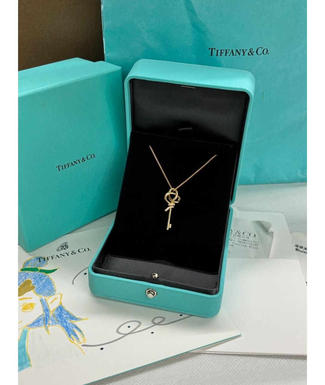 TIFFANY&CO Золотая подвеска из розового золота, фото 4