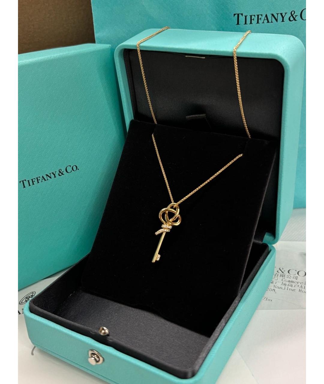 TIFFANY&CO Золотая подвеска из розового золота, фото 5