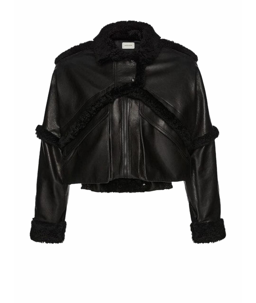 MAGDA BUTRYM Черная кожаная куртка, фото 1