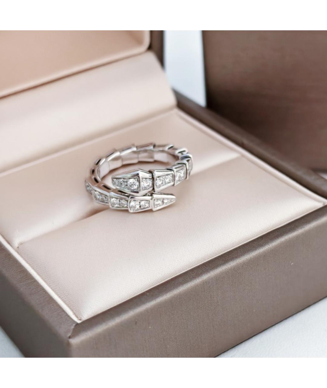 BVLGARI Серебряное кольцо из белого золота, фото 6