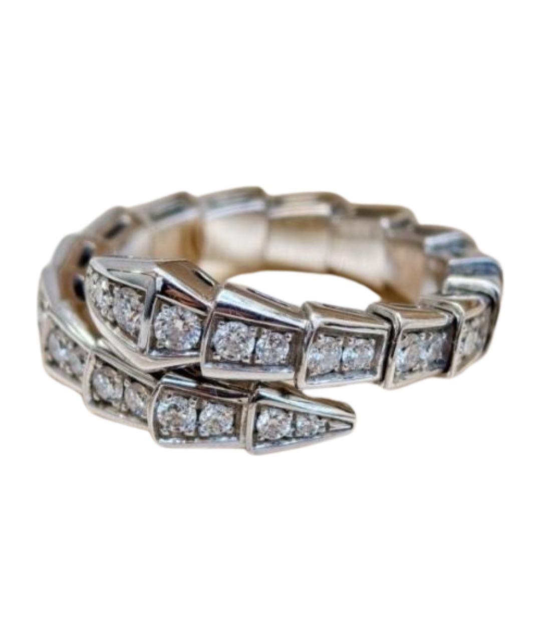 BVLGARI Серебряное кольцо из белого золота, фото 1