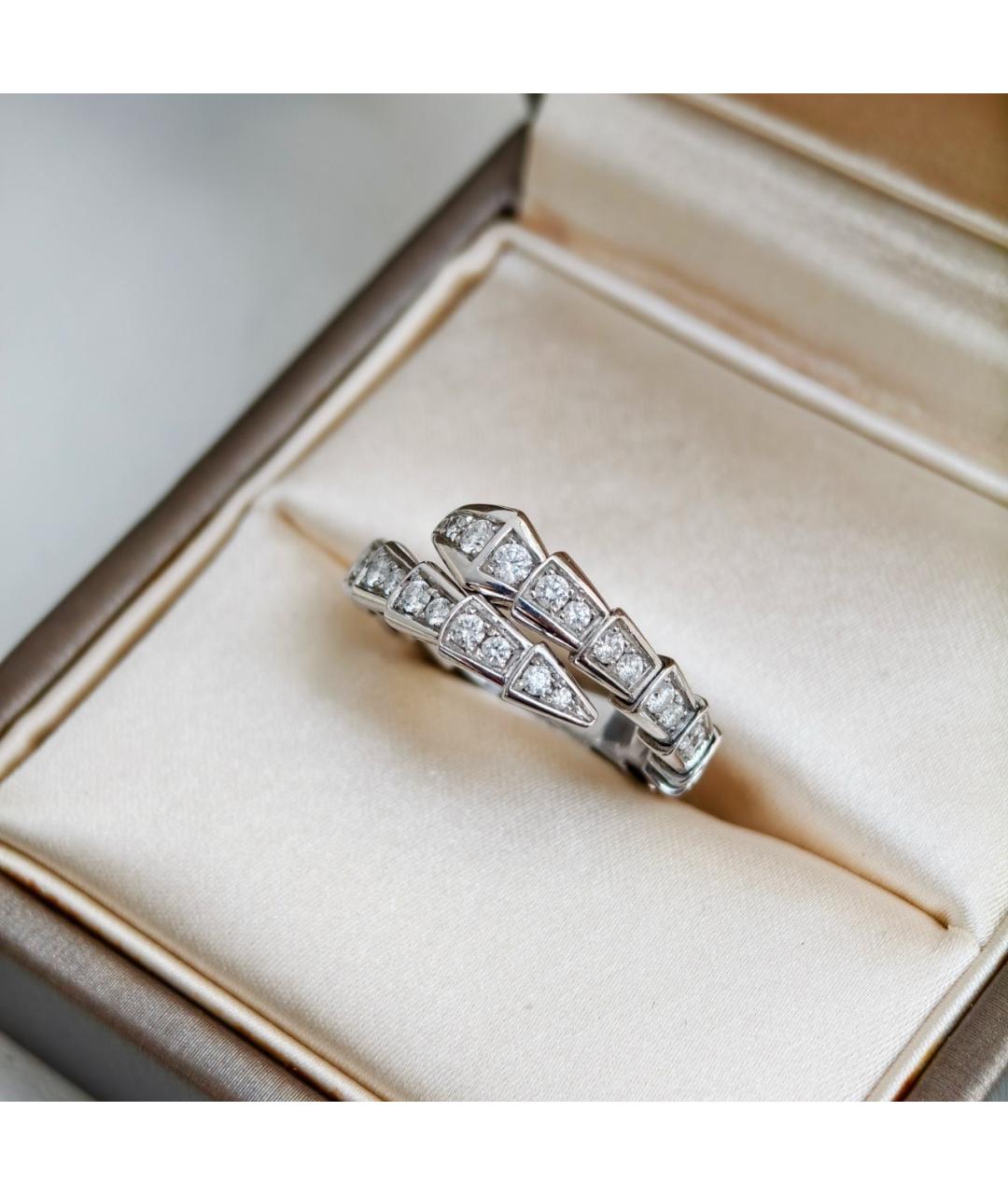 BVLGARI Серебряное кольцо из белого золота, фото 2