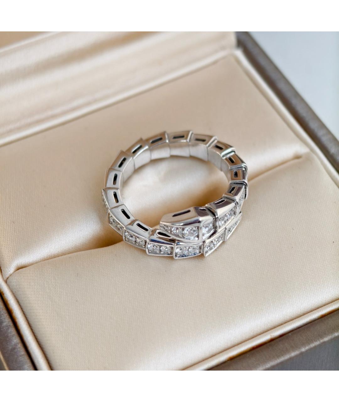 BVLGARI Серебряное кольцо из белого золота, фото 3