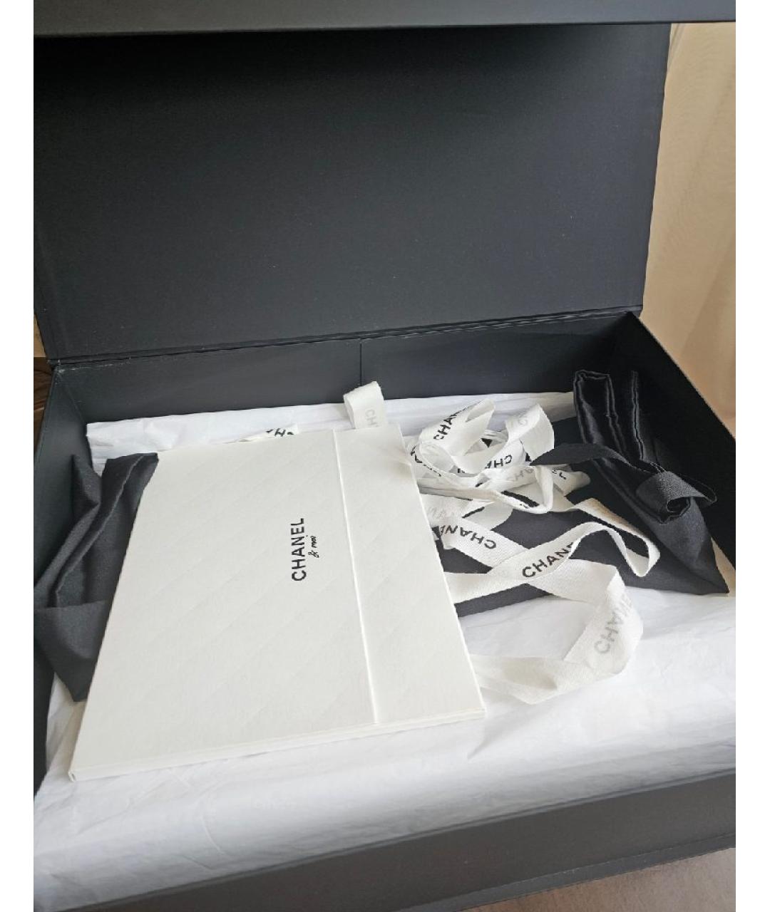 CHANEL Черная кожаная сумка тоут, фото 3