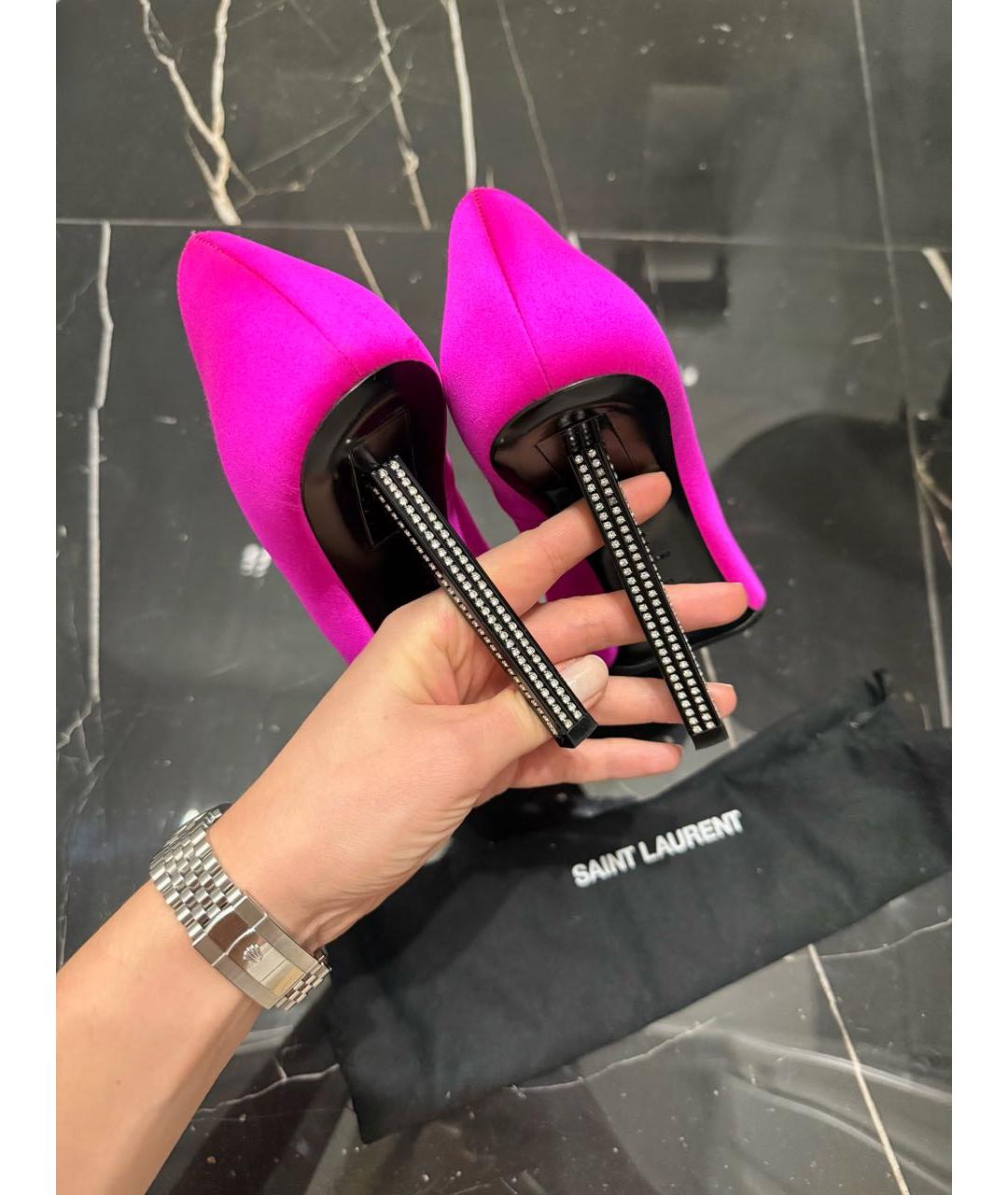 SAINT LAURENT Мульти туфли, фото 7