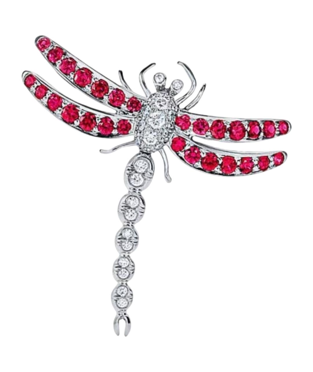 TIFFANY&CO Серебряная платиновая брошь, фото 1