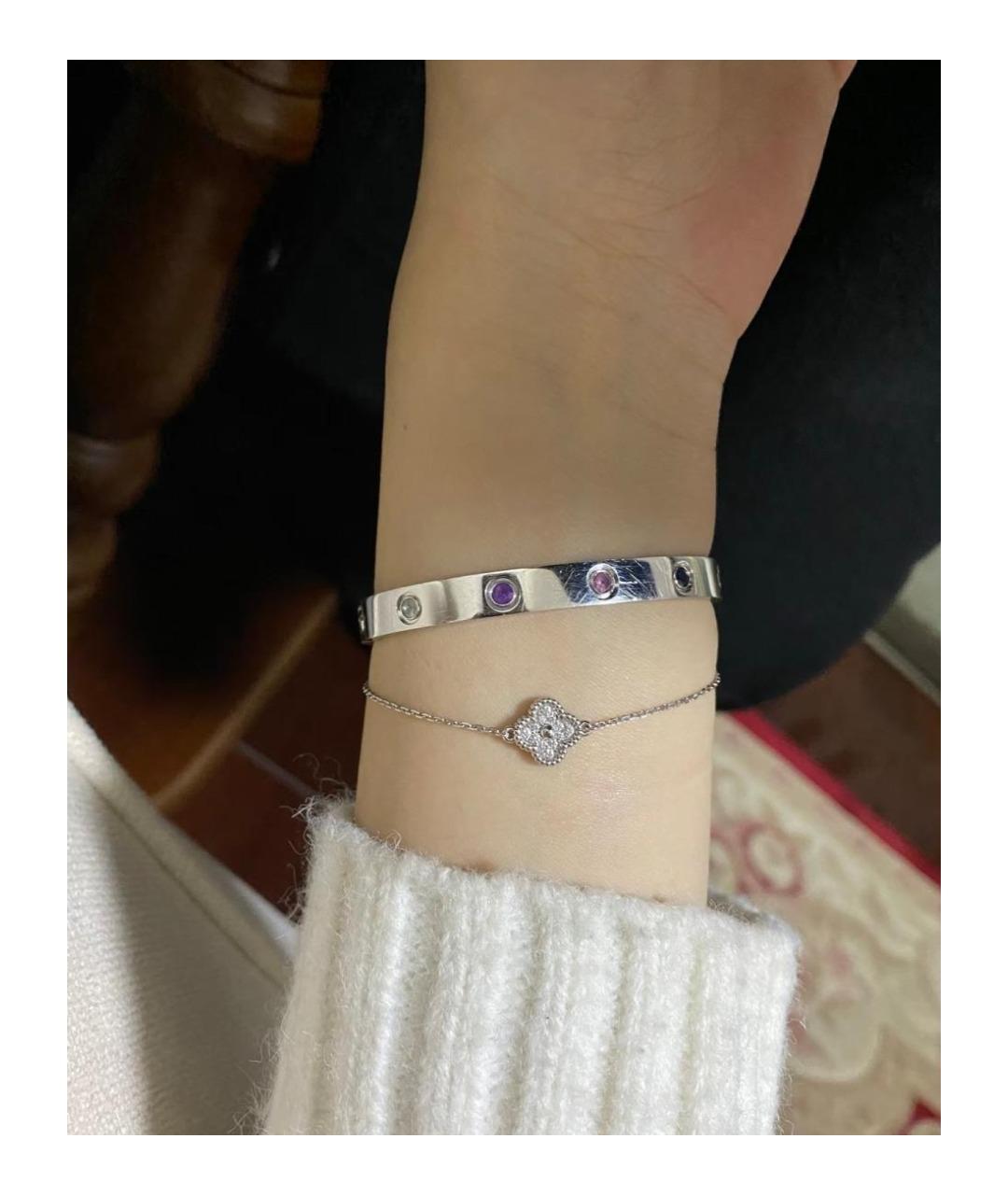 CARTIER Серебрянный браслет из белого золота, фото 4