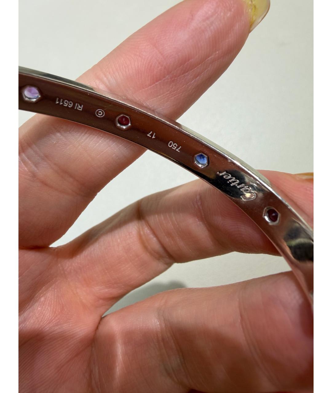 CARTIER Серебрянный браслет из белого золота, фото 3