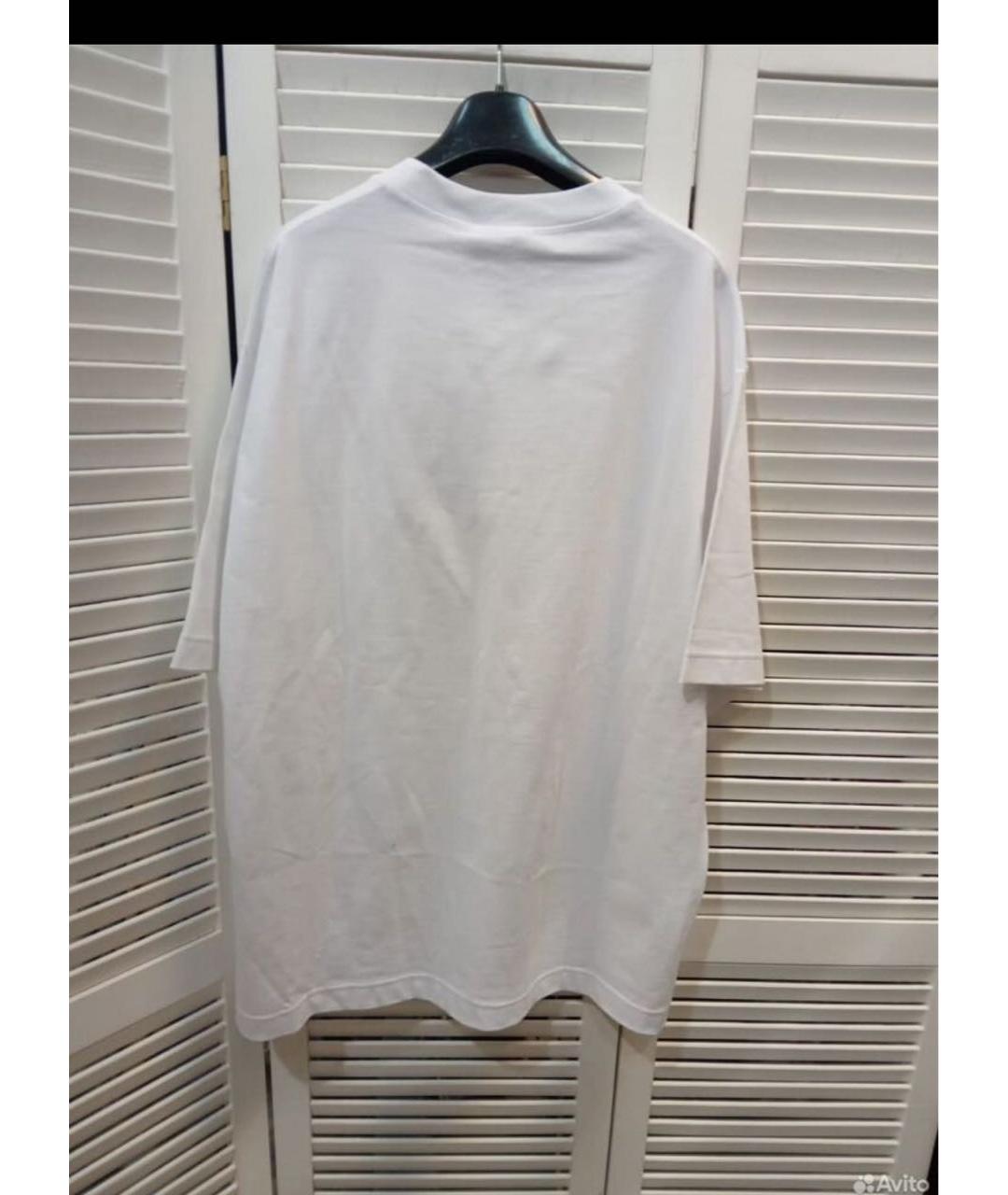 GUCCI Белая хлопковая футболка, фото 2