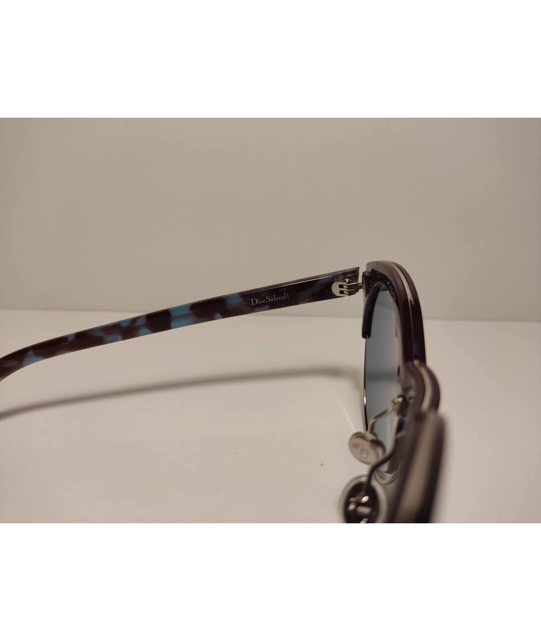 DIOR HOMME Голубые пластиковые солнцезащитные очки, фото 4