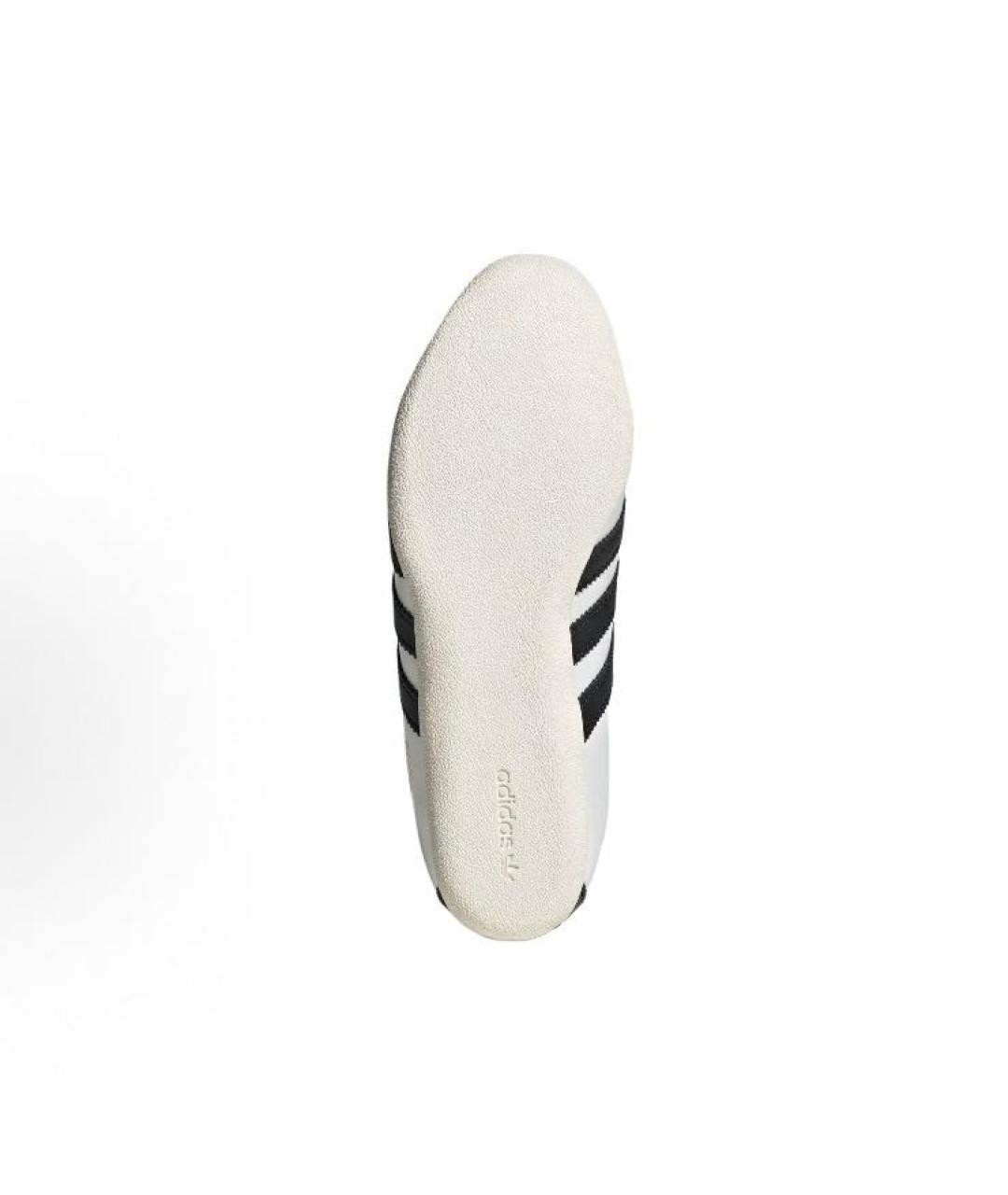 ADIDAS Белые кожаные низкие кроссовки / кеды, фото 4