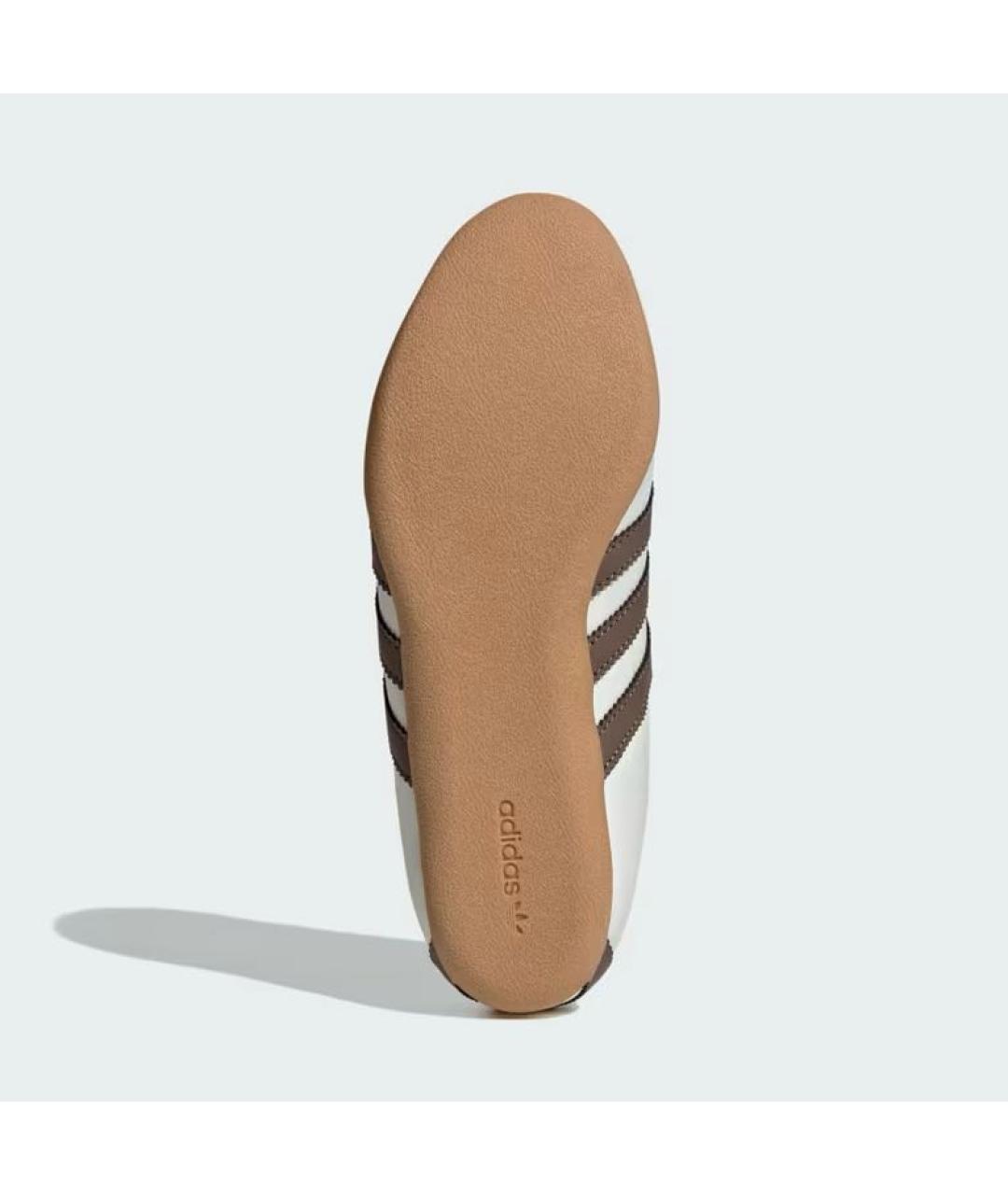 ADIDAS Белые кожаные низкие кроссовки / кеды, фото 6