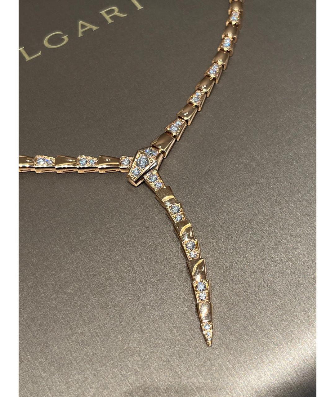 BVLGARI Золотое колье из розового золота, фото 3