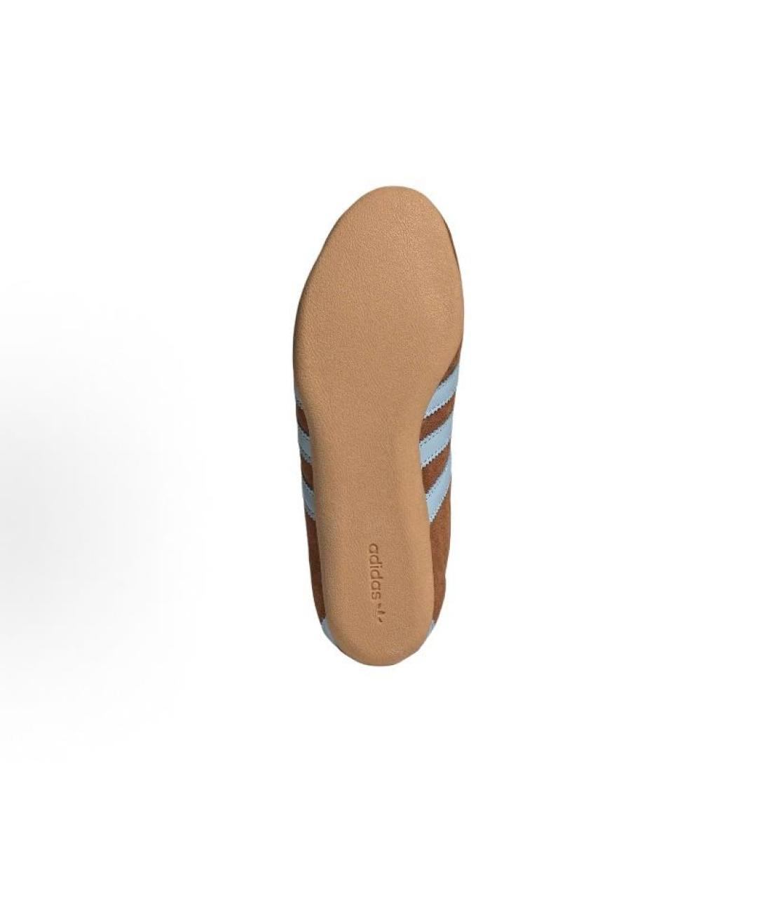 ADIDAS Коричневые замшевые низкие кроссовки / кеды, фото 6