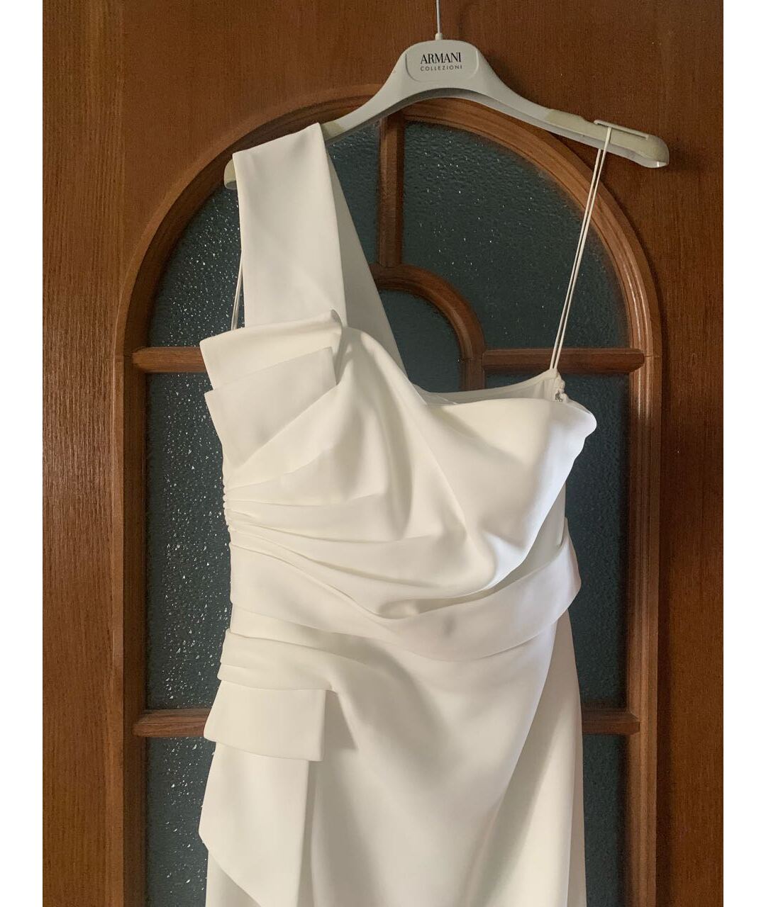 ARMANI COLLEZIONI Белое вискозное вечернее платье, фото 4
