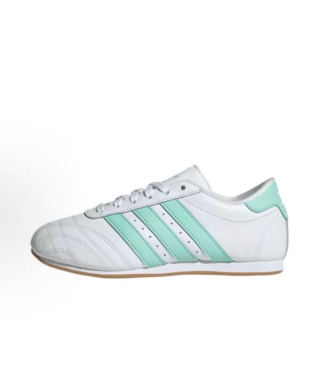 ADIDAS Белые кожаные низкие кроссовки / кеды, фото 2