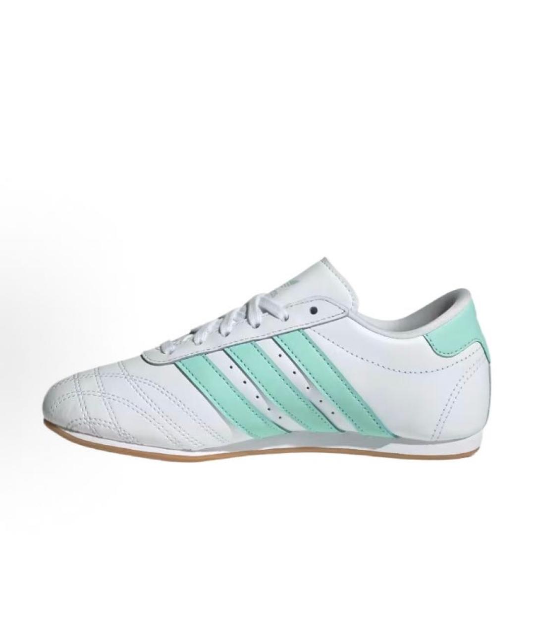 ADIDAS Белые кожаные низкие кроссовки / кеды, фото 3