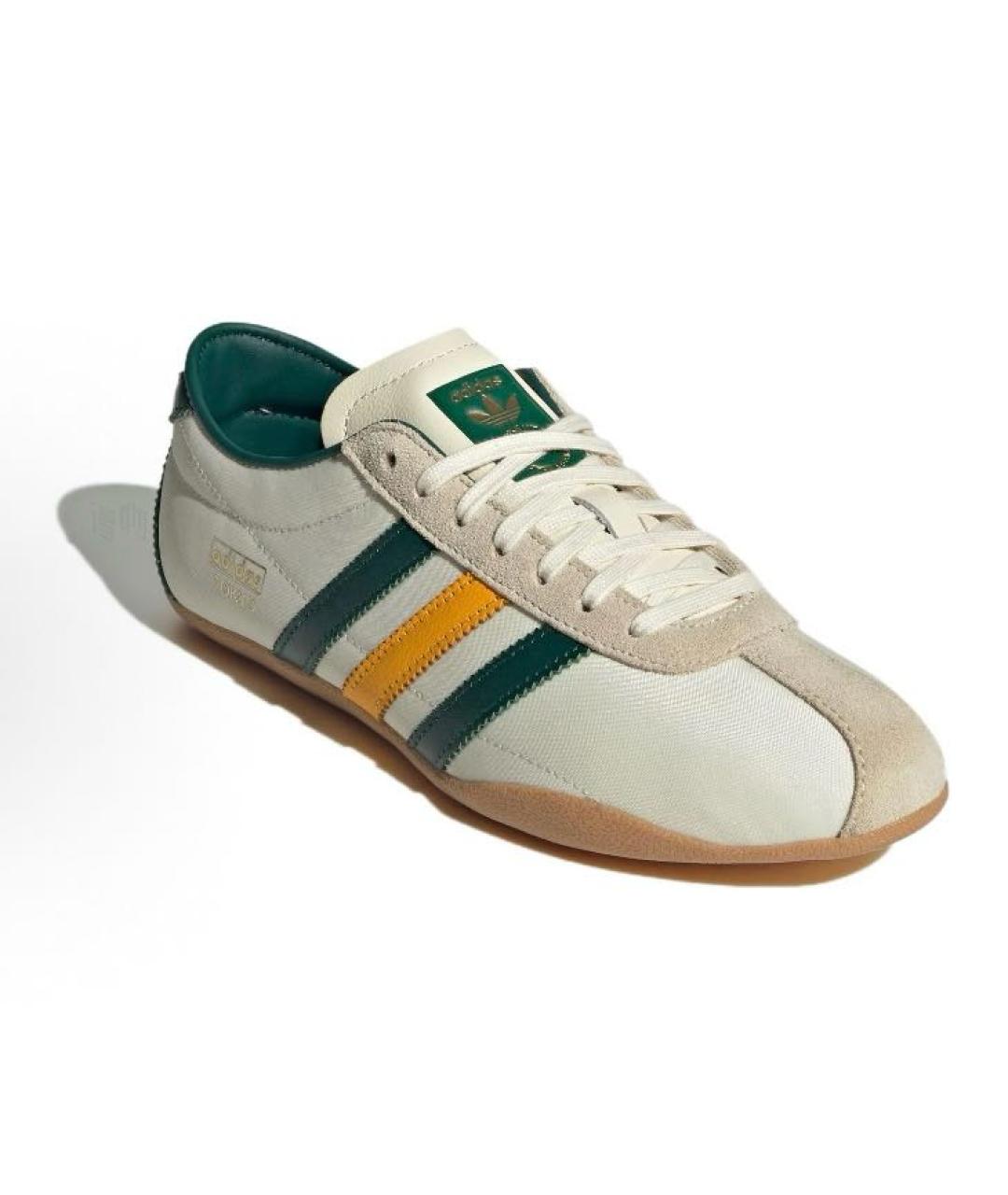 ADIDAS Бежевые текстильные низкие кроссовки / кеды, фото 2