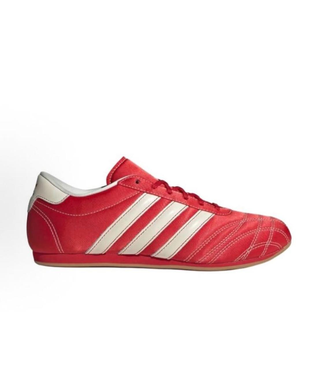 ADIDAS Красные текстильные низкие кроссовки / кеды, фото 7