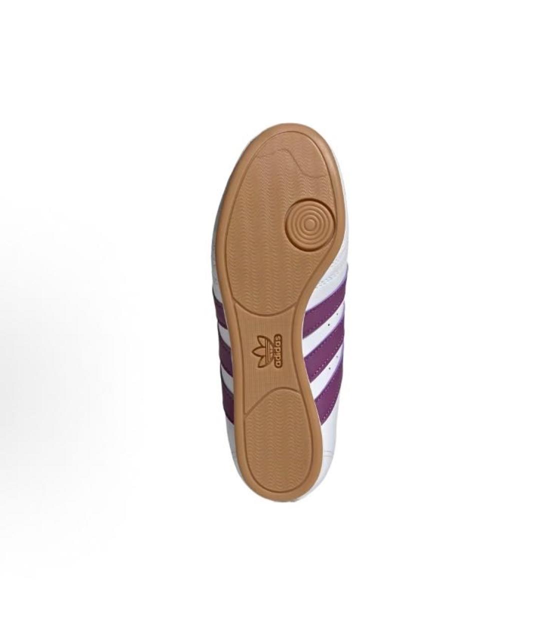 ADIDAS Белые кожаные низкие кроссовки / кеды, фото 6