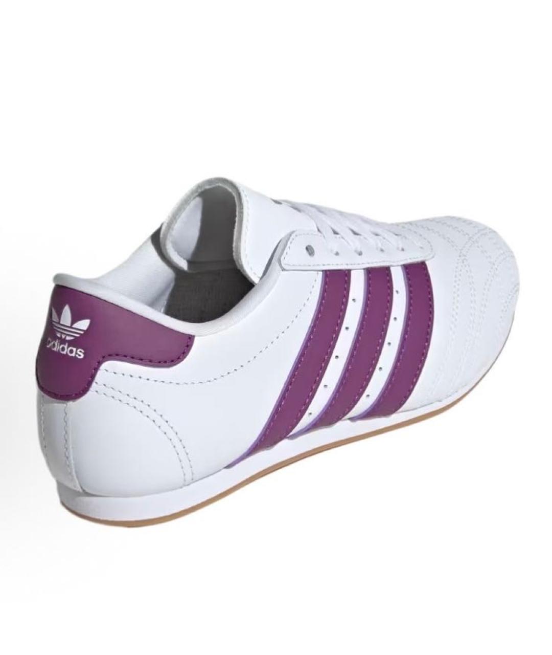 ADIDAS Белые кожаные низкие кроссовки / кеды, фото 4