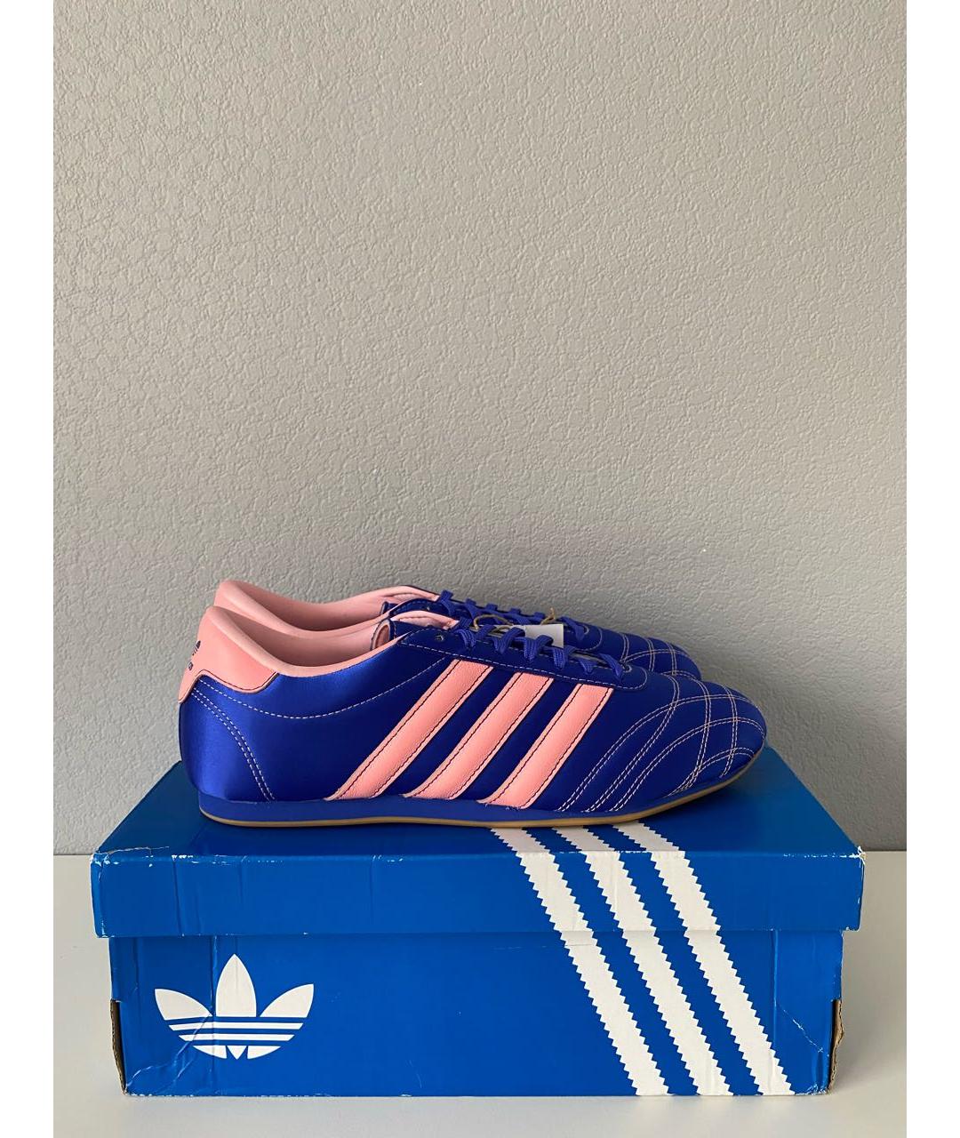 ADIDAS Синие текстильные низкие кроссовки / кеды, фото 5