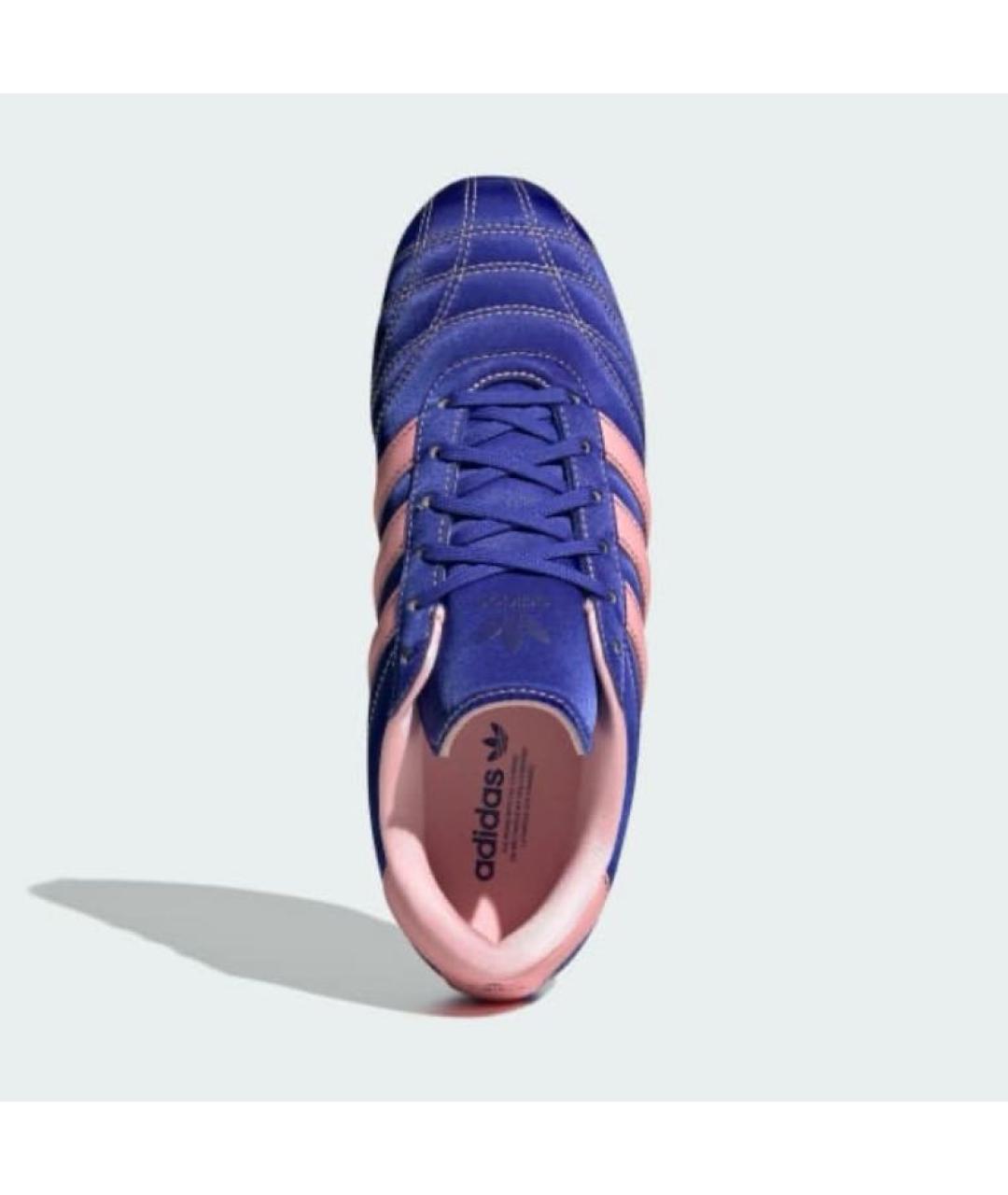 ADIDAS Синие текстильные низкие кроссовки / кеды, фото 2