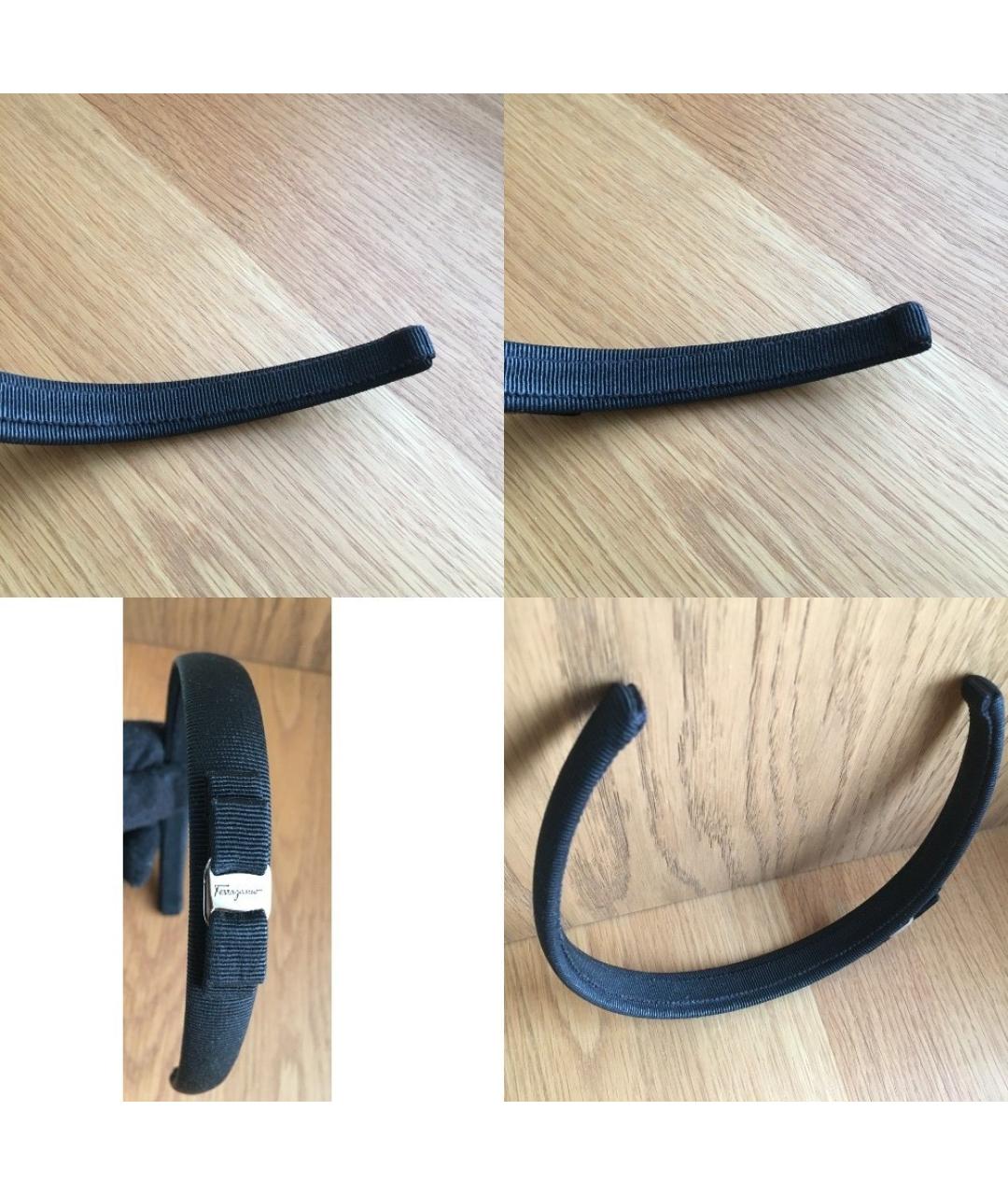 FERRAGAMO Черный ободок, фото 7