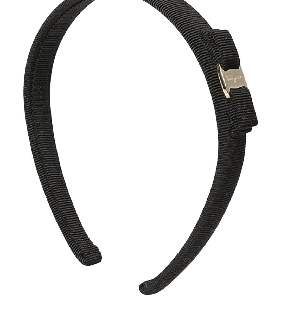 FERRAGAMO Черный ободок, фото 1