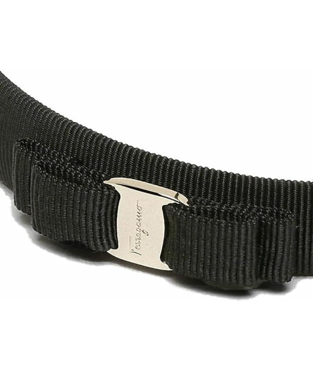 FERRAGAMO Черный ободок, фото 4