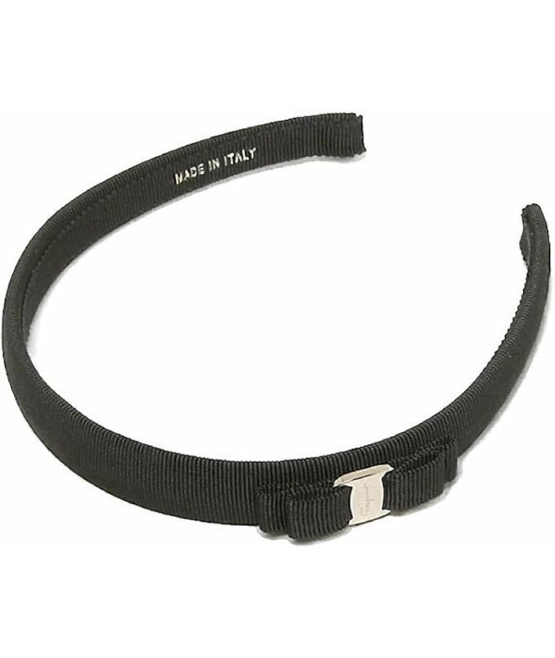 FERRAGAMO Черный ободок, фото 2