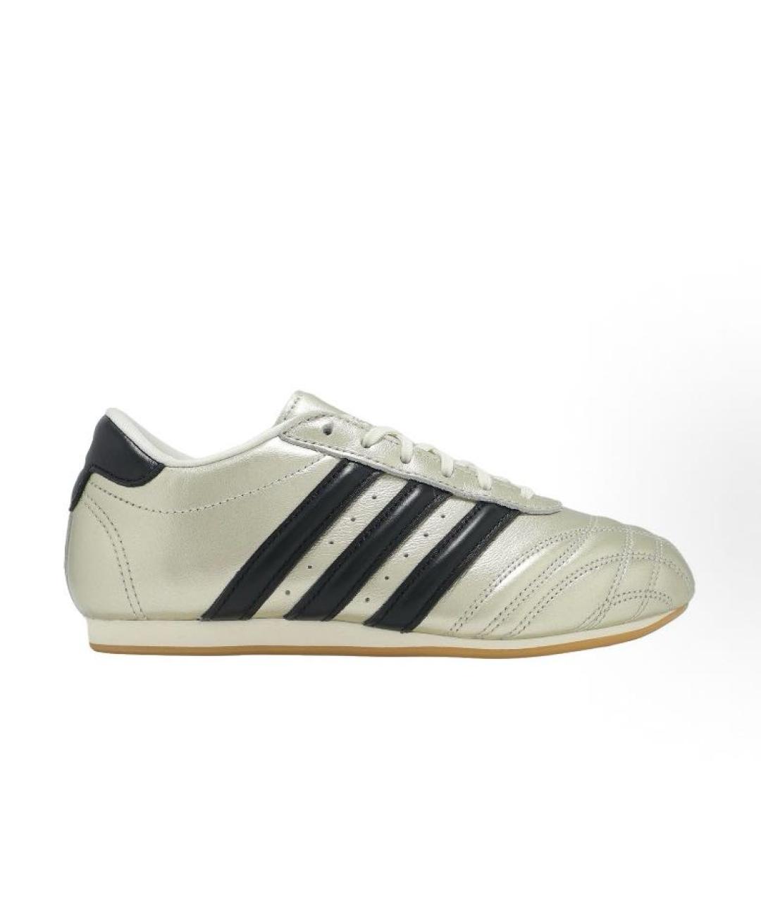 ADIDAS Серебряные кожаные низкие кроссовки / кеды, фото 7