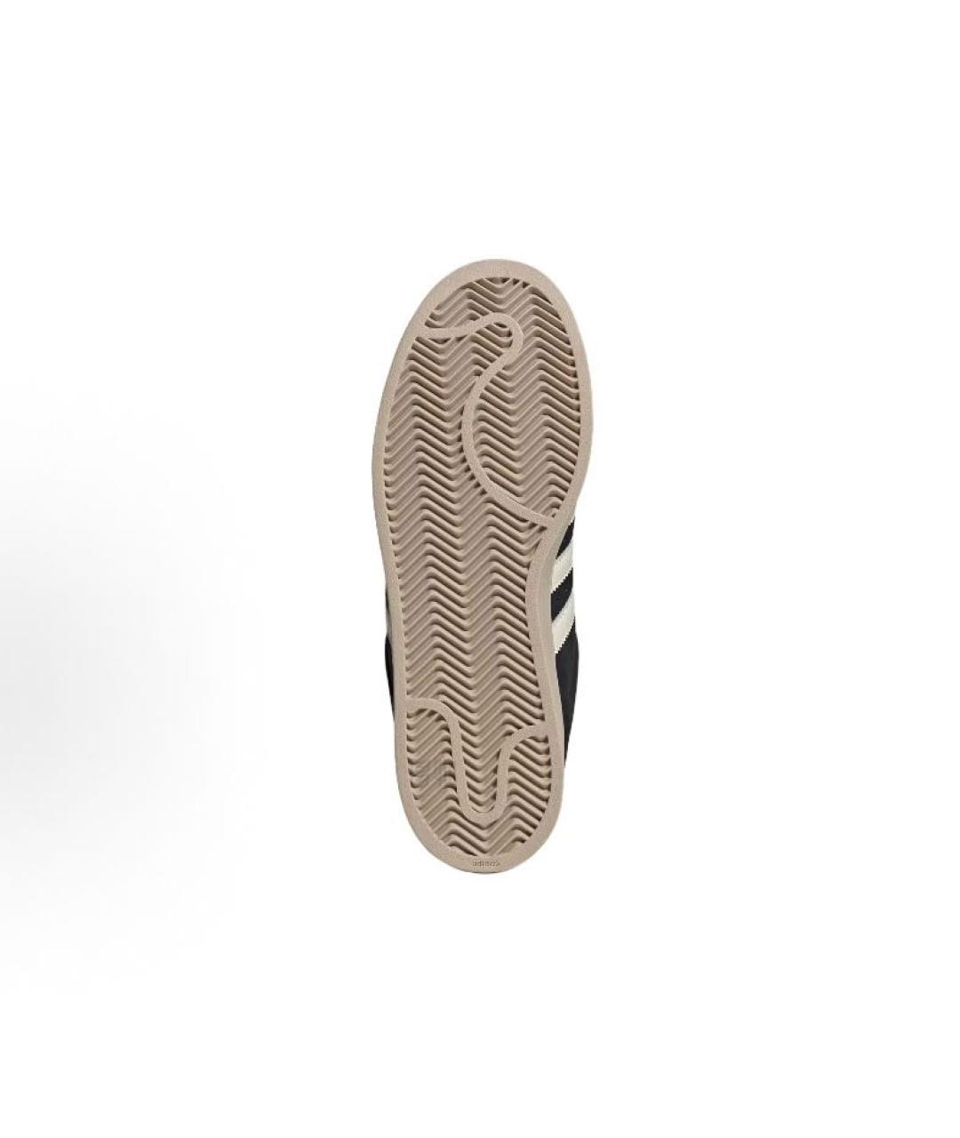 ADIDAS Черные замшевые низкие кроссовки / кеды, фото 4