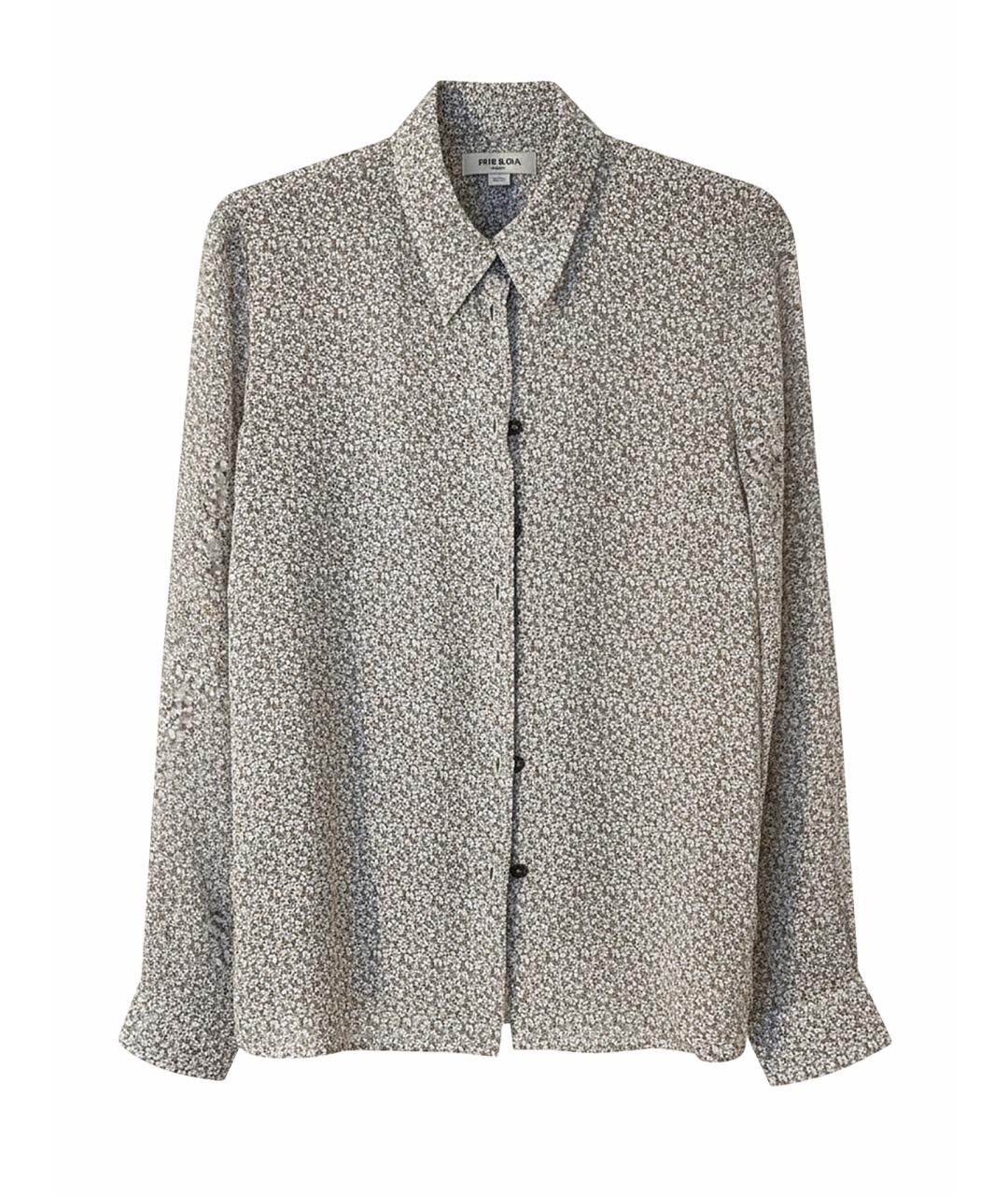 MIU MIU Белая вискозная блузы, фото 1