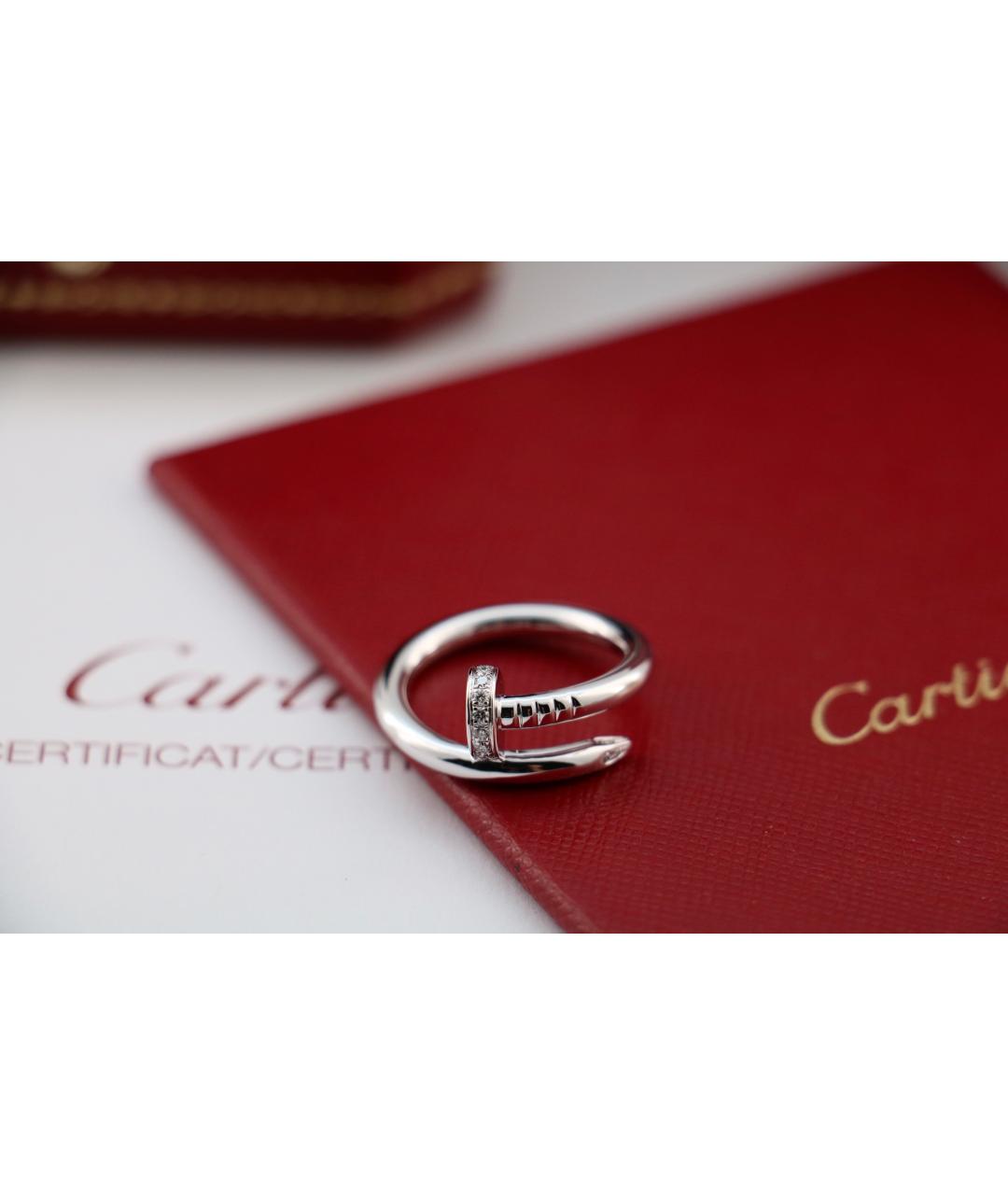 CARTIER Серебряное кольцо из белого золота, фото 4