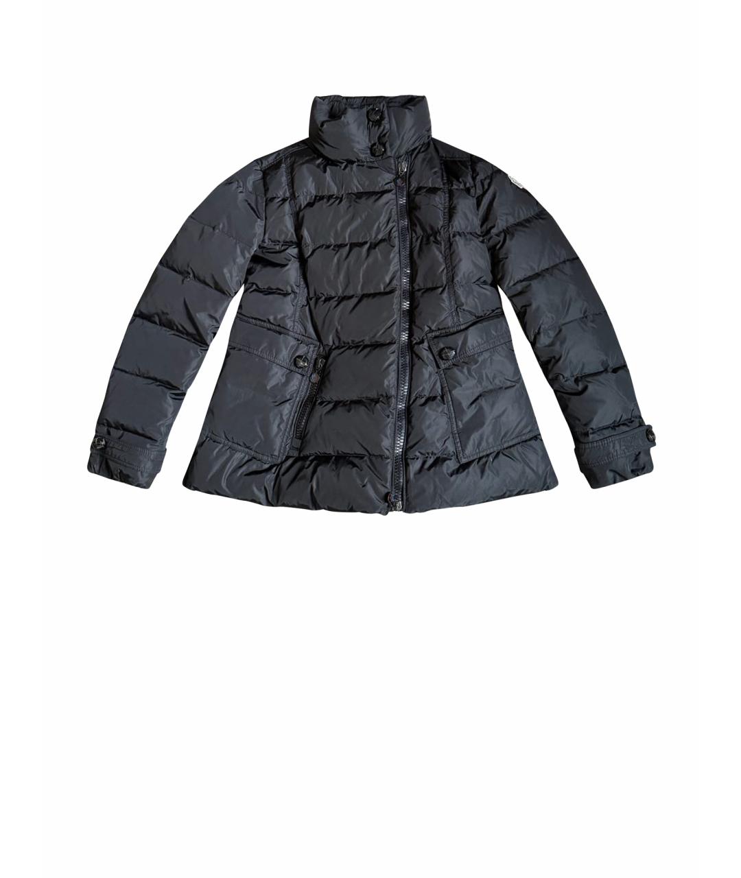 MONCLER Черный пуховик, фото 1