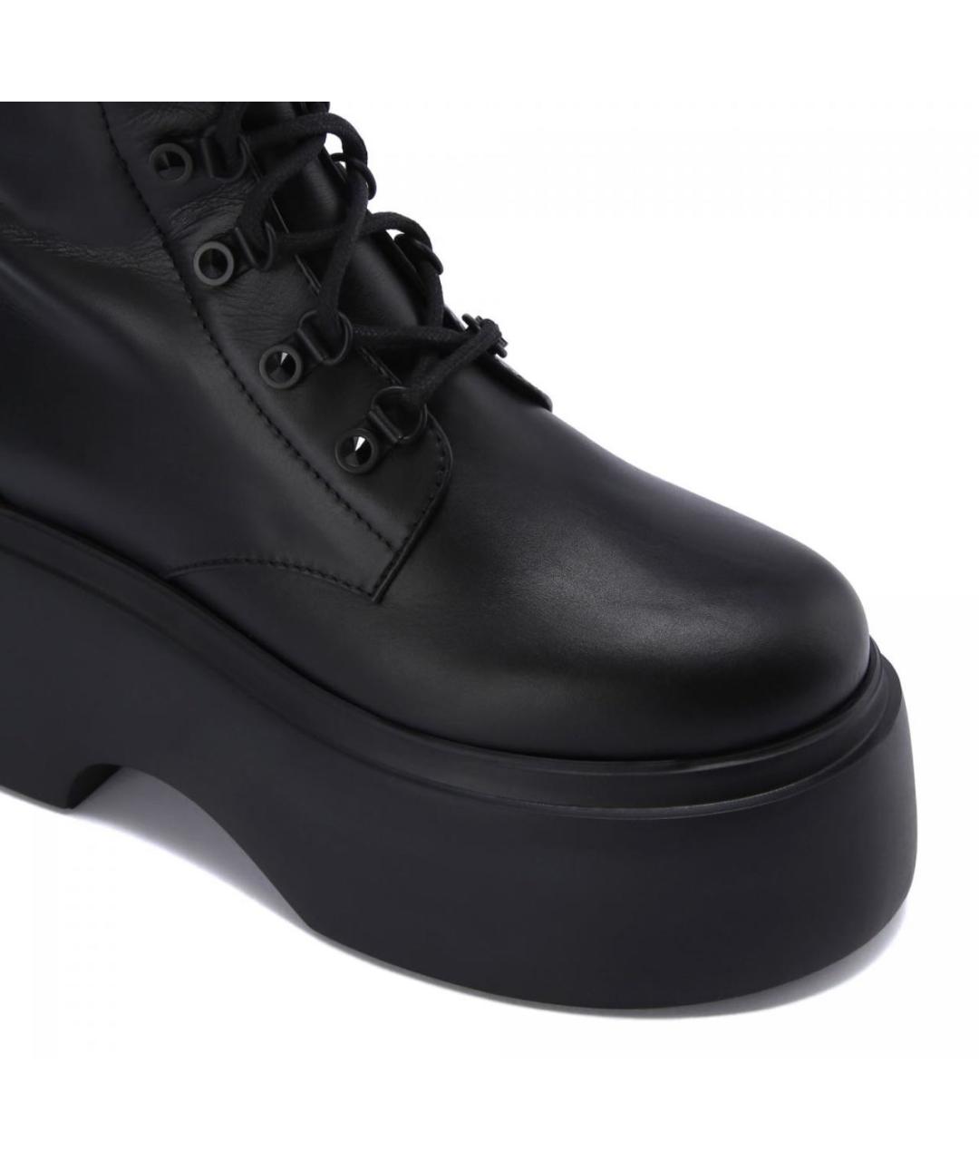 LE SILLA Черные кожаные ботинки, фото 5