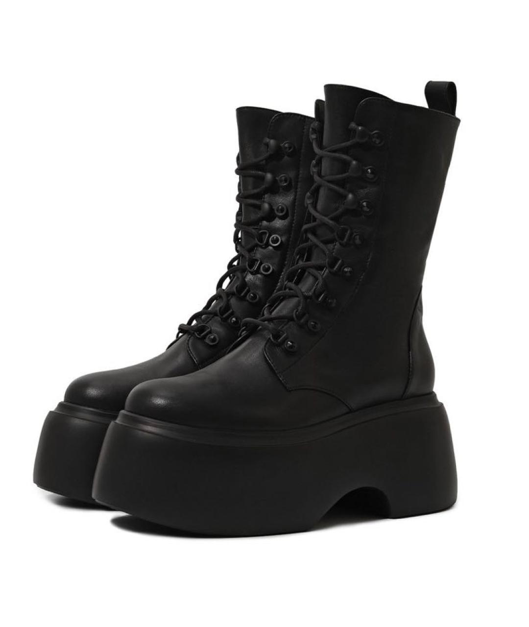 LE SILLA Черные кожаные ботинки, фото 3