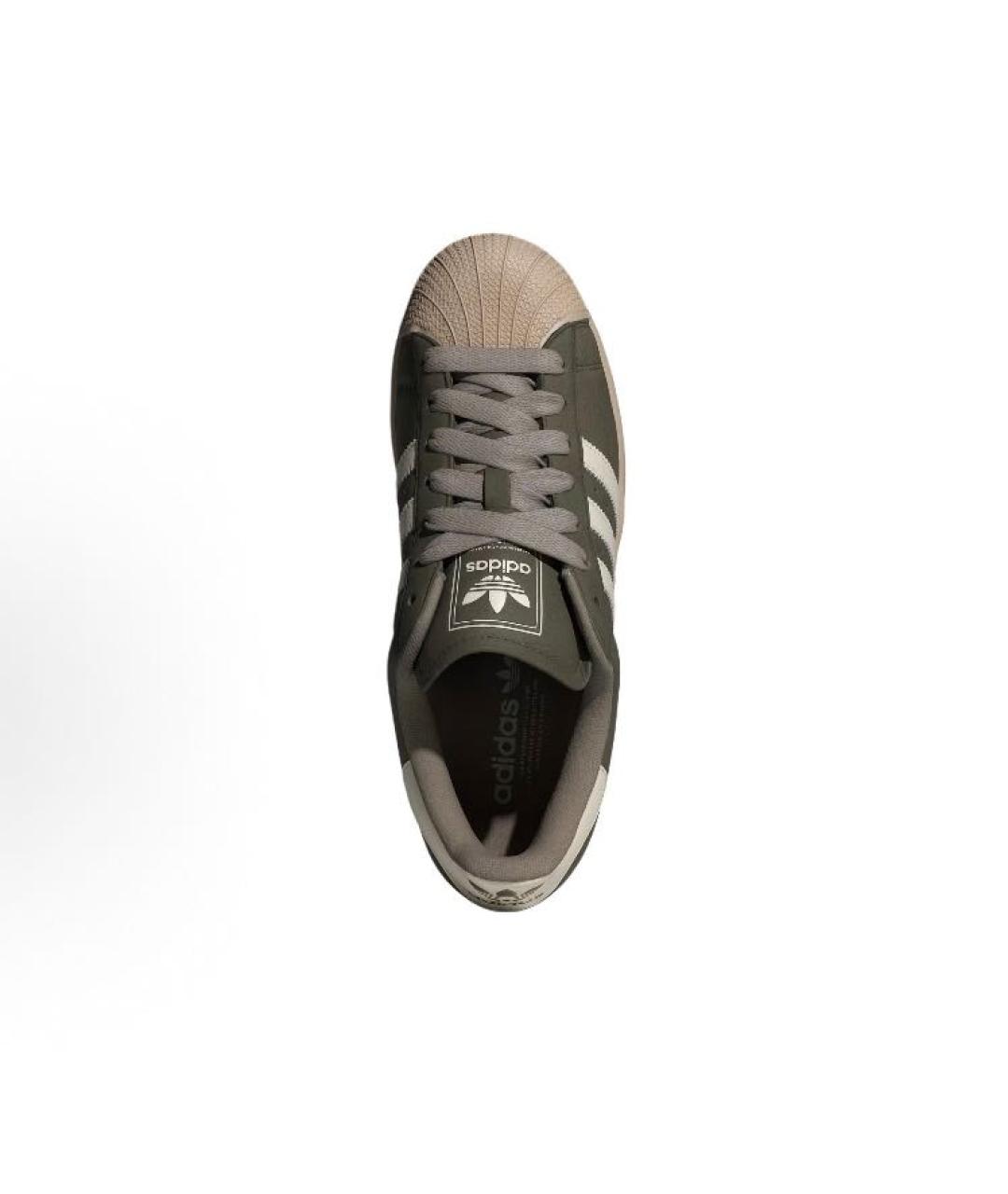 ADIDAS Хаки замшевые низкие кроссовки / кеды, фото 4