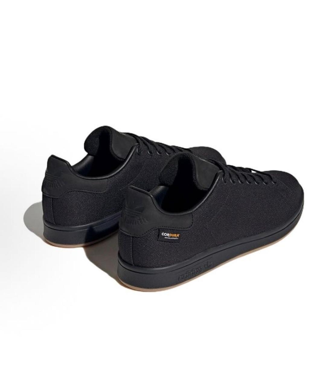 ADIDAS Черные текстильные низкие кроссовки / кеды, фото 4