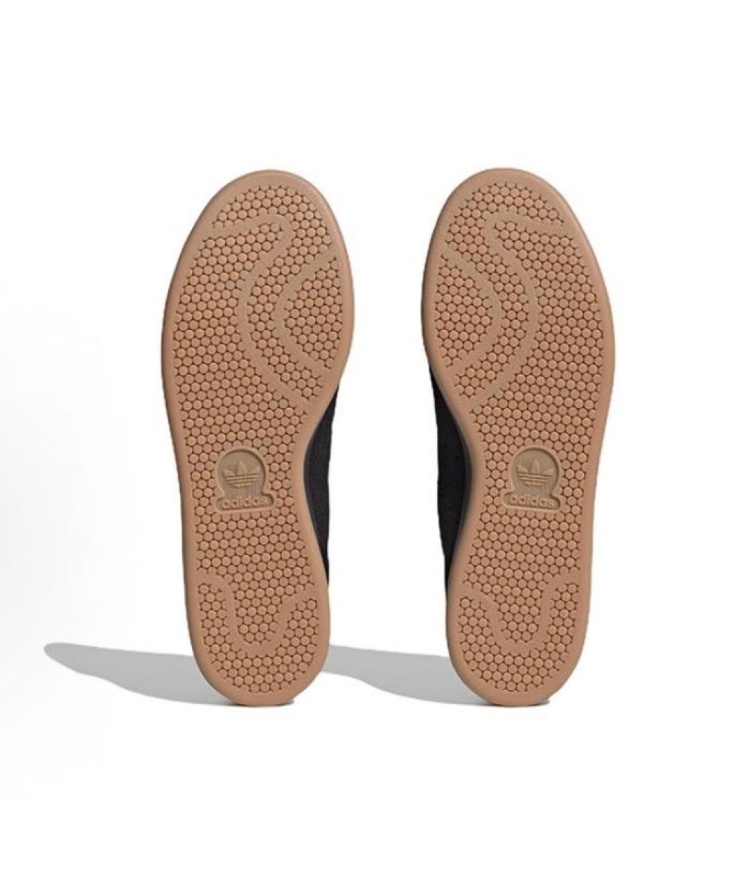 ADIDAS Черные текстильные низкие кроссовки / кеды, фото 6