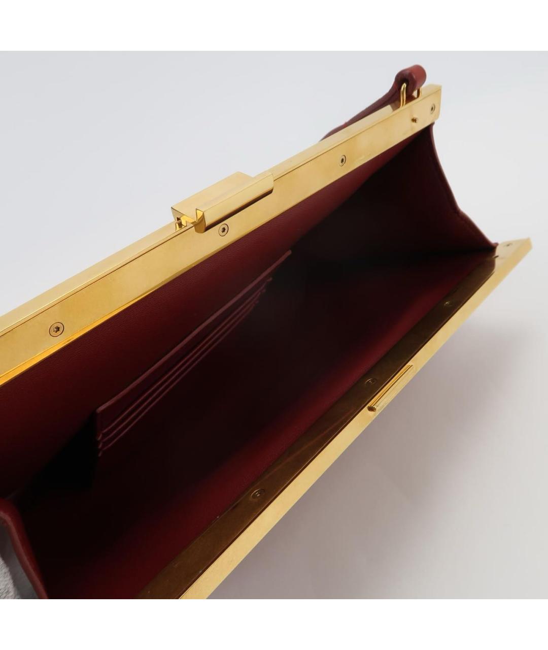 CELINE Красная кожаная сумка через плечо, фото 6