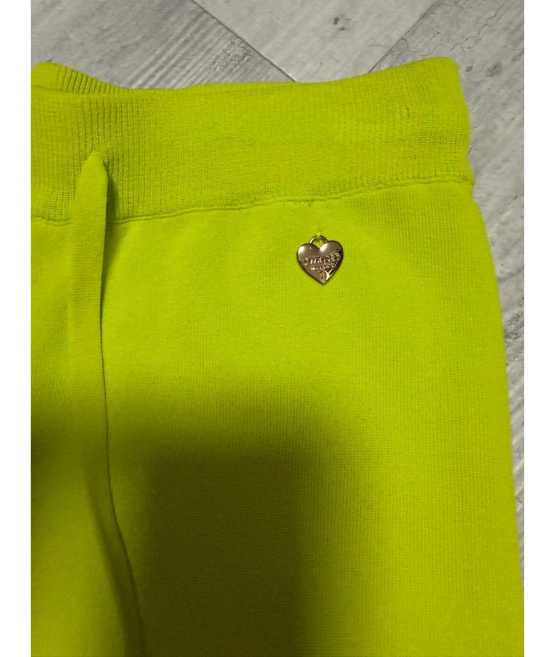 TWIN-SET Салатовые брюки узкие, фото 3