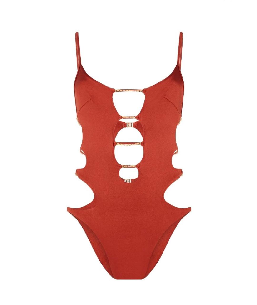 AGENT PROVOCATEUR Коричневый полиамидовый купальник, фото 1