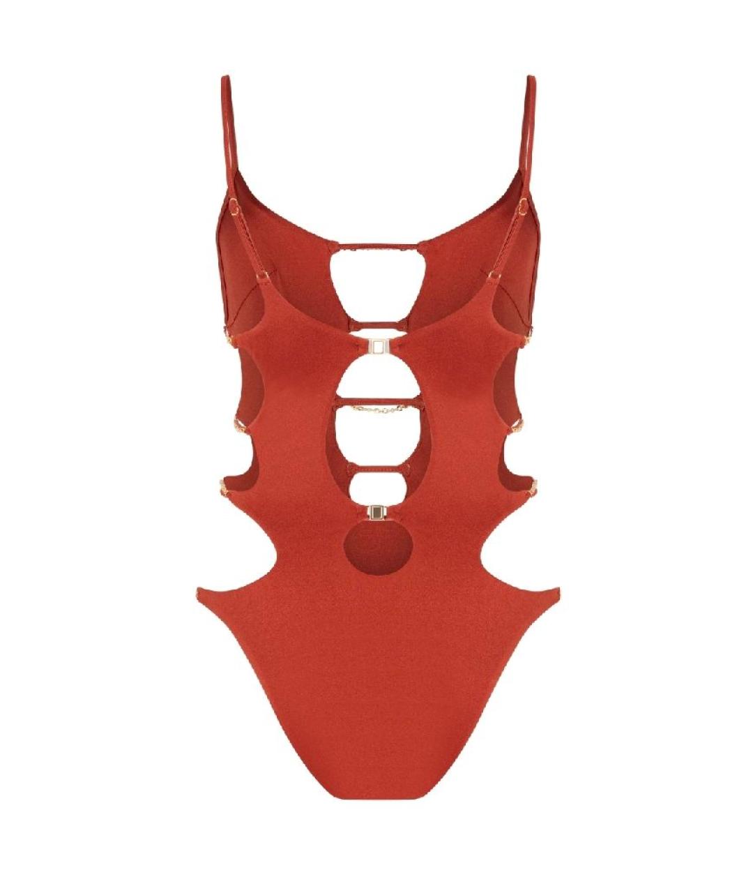 AGENT PROVOCATEUR Коричневый полиамидовый купальник, фото 2