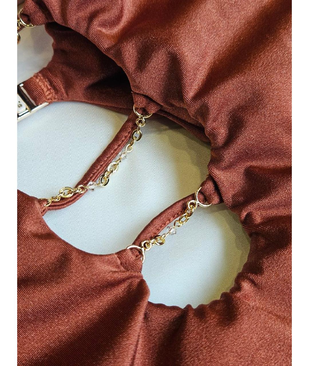 AGENT PROVOCATEUR Коричневый полиамидовый купальник, фото 5