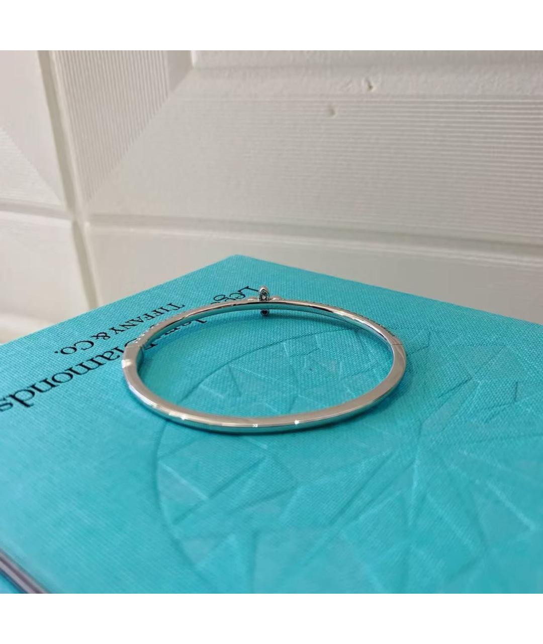 TIFFANY&CO Серебрянный браслет из белого золота, фото 4